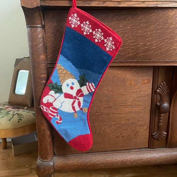 NWT Mr Bingle Needlepoint Stocking - Picture 2 of 6